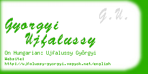 gyorgyi ujfalussy business card